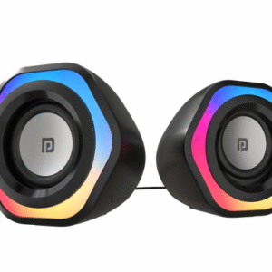 PORTRONICS IN TUNE 4 6W Portable Desktop Speaker &  Multicolor RGB Lights