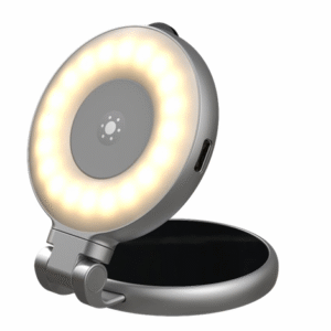PORTRONICS ORIA Magnetic Clip-On Selfie light with Mirror