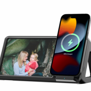 PORTRONICS FREEDOM 5 Qi Enabled Wireless Phone  Charging With Photo Frame