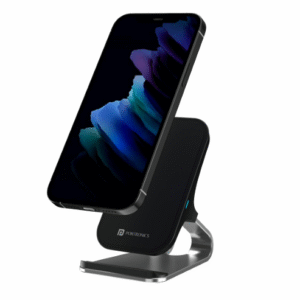 PORTRONICS FREEDOM 15 PLUS Desktop Wireless Charger + Mobile  Stand(15W) Wireless Output