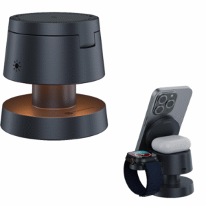 PORTRONICS TriCharge 4 In 1 Magnetic Wireless Charger With Night Lamp